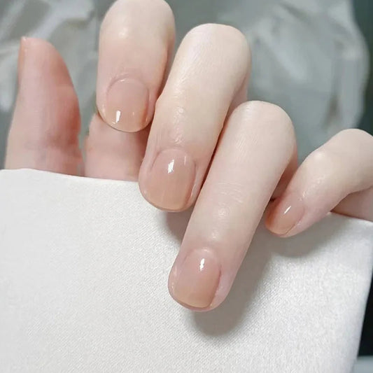 24Pcs Simple Square Fake nail